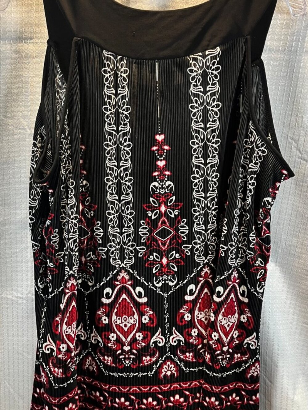 Vintage Y2K Studio 1940 Sleeveless Pleated Tunic Blouse Tank size 22/24W - Picture 2 of 6